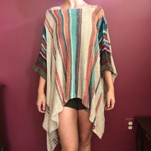 Woman’s free people striped loose sweater top